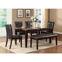 2544-64 Dining Table, Faux Marble Top