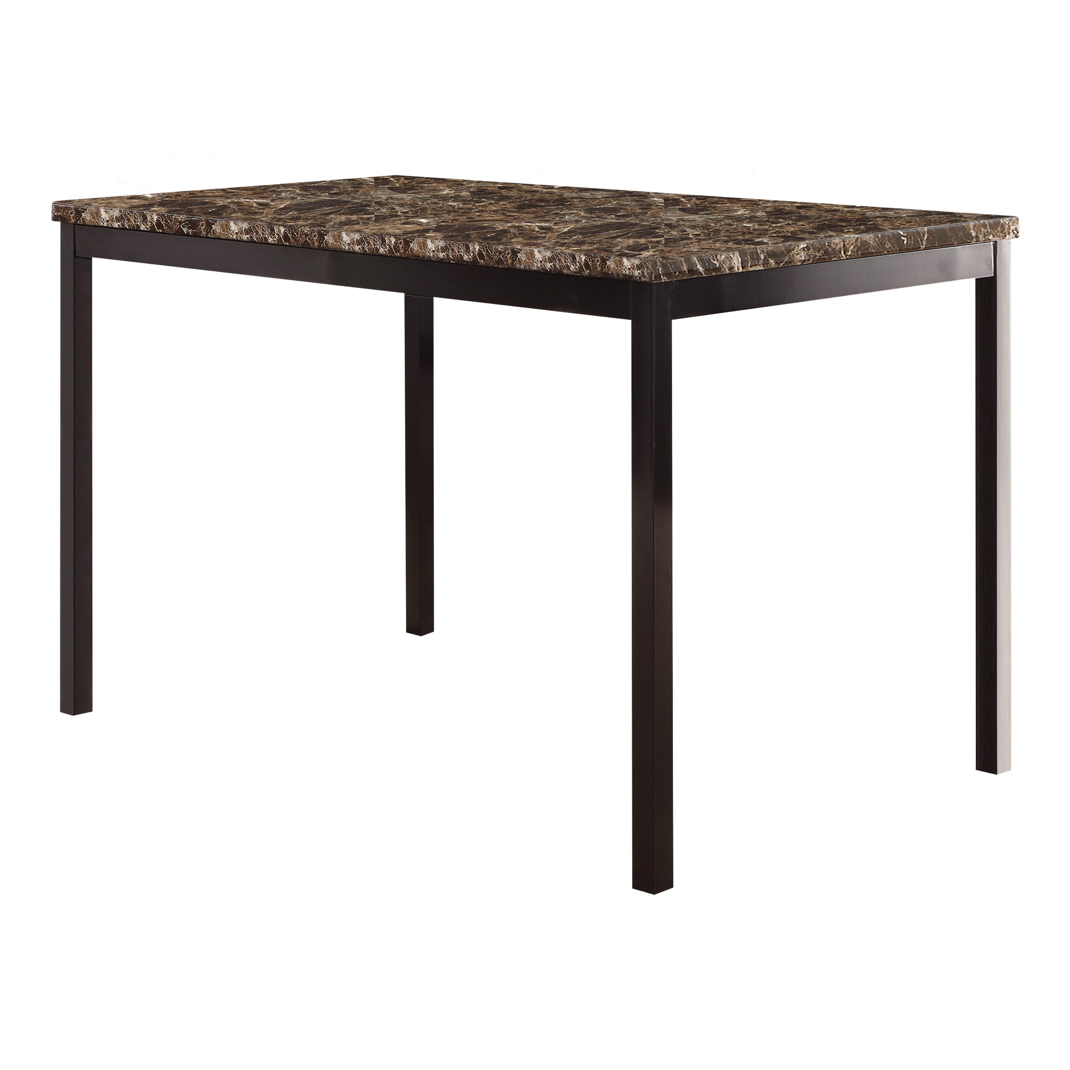 2601-48 Dining Table, Faux Marble Top