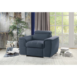 8228BU-1 Chair with Pull-out Ottoman