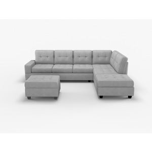 9507GRY*SC 2-Piece Reversible Sectional with Chaise