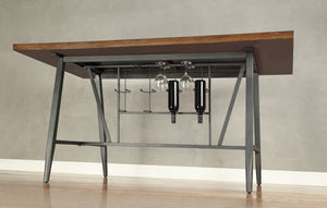 5489-36* Counter Height Table, Glass Insert