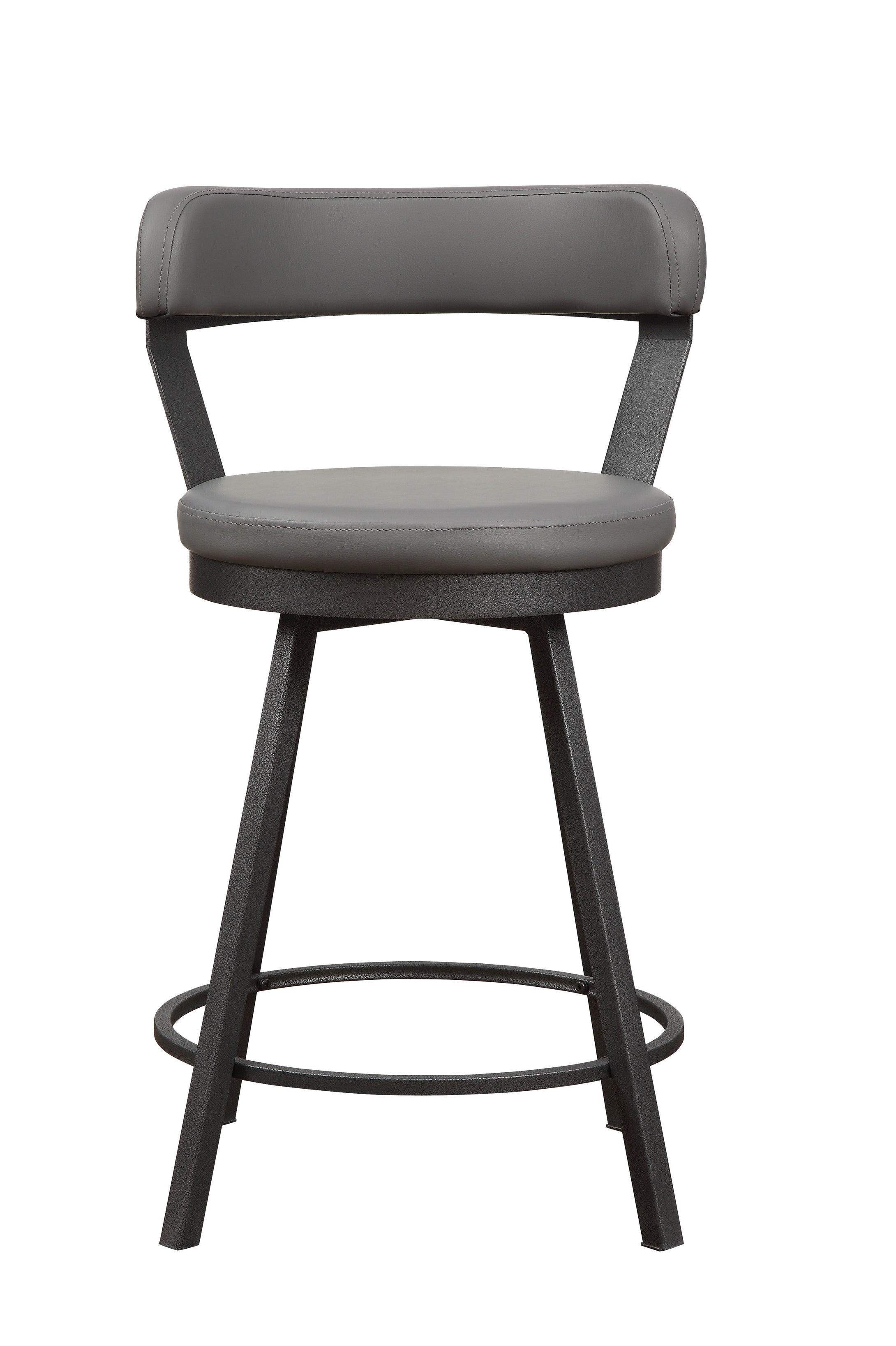 5566-24GY Swivel Counter Height Chair, Gray