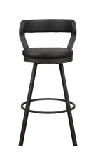 5566-29BK Swivel Pub Height  Chair, Black