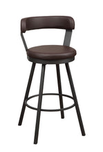 5566-29BR Swivel Pub Height Chair, Brown