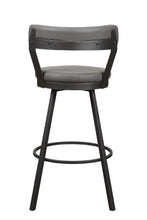 5566-29GY Swivel Pub Height  Chair, Gray