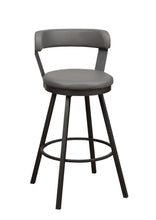 5566-29GY Swivel Pub Height  Chair, Gray