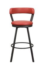 5566-29RD Swivel Pub Height Chair, Red