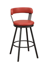 5566-29RD Swivel Pub Height Chair, Red