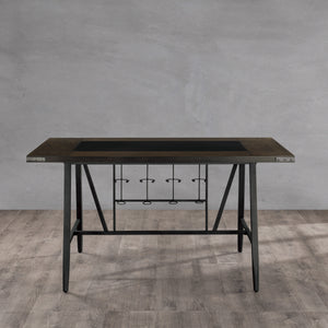 5566-36* Counter Height Table, Glass Insert