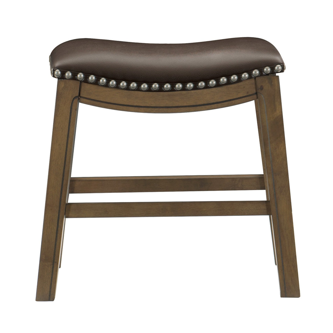 5682BRW-18 18 Dining Stool, Brown