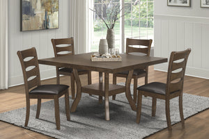 5712-54* Dining Table w/18" Butterfly Leaf, Mindy Veneer