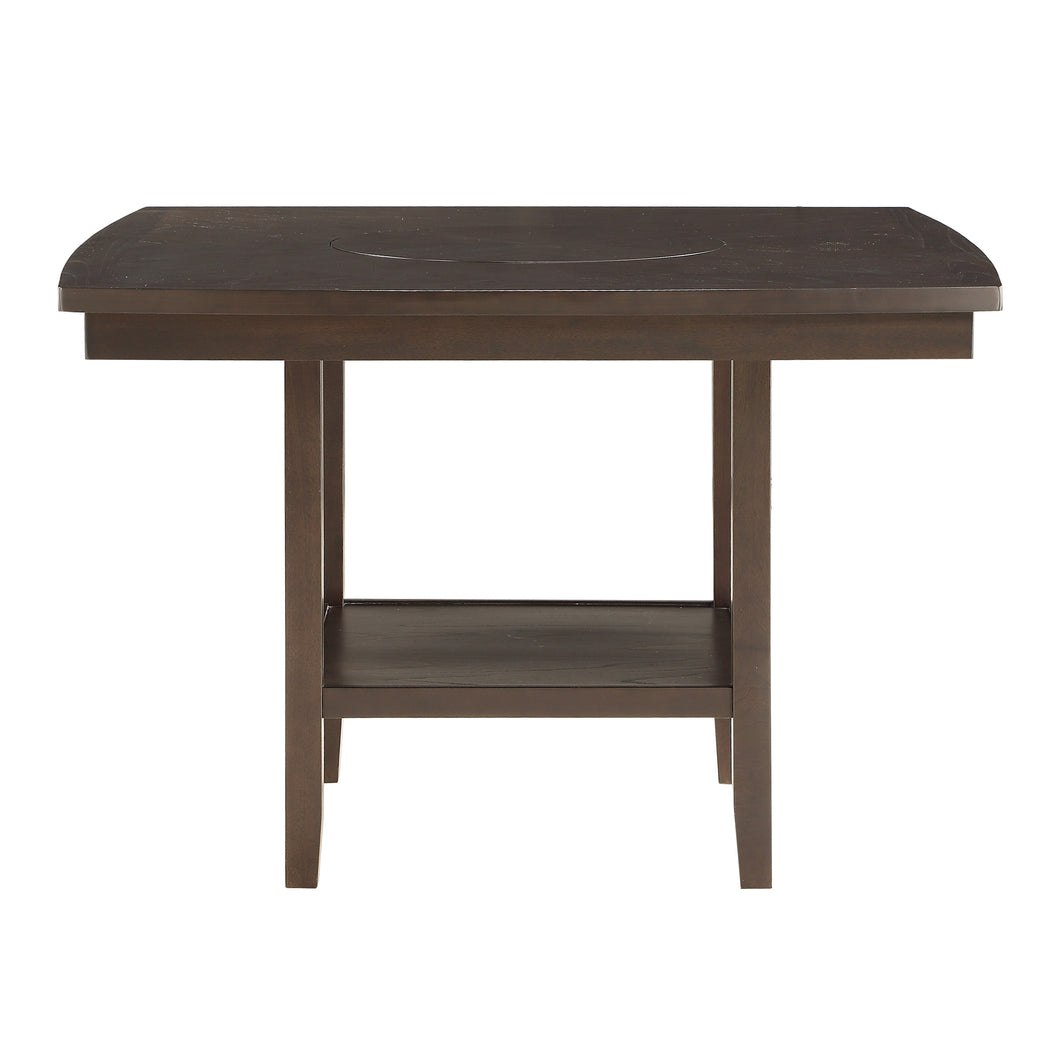 5716-36 Counter Height Table with Lazy Susan