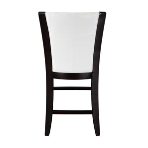 710-24W Counter Height Chair, White Bi-Cast Vinyl