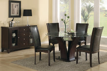 710-54* Round Dining Table, Glass Top