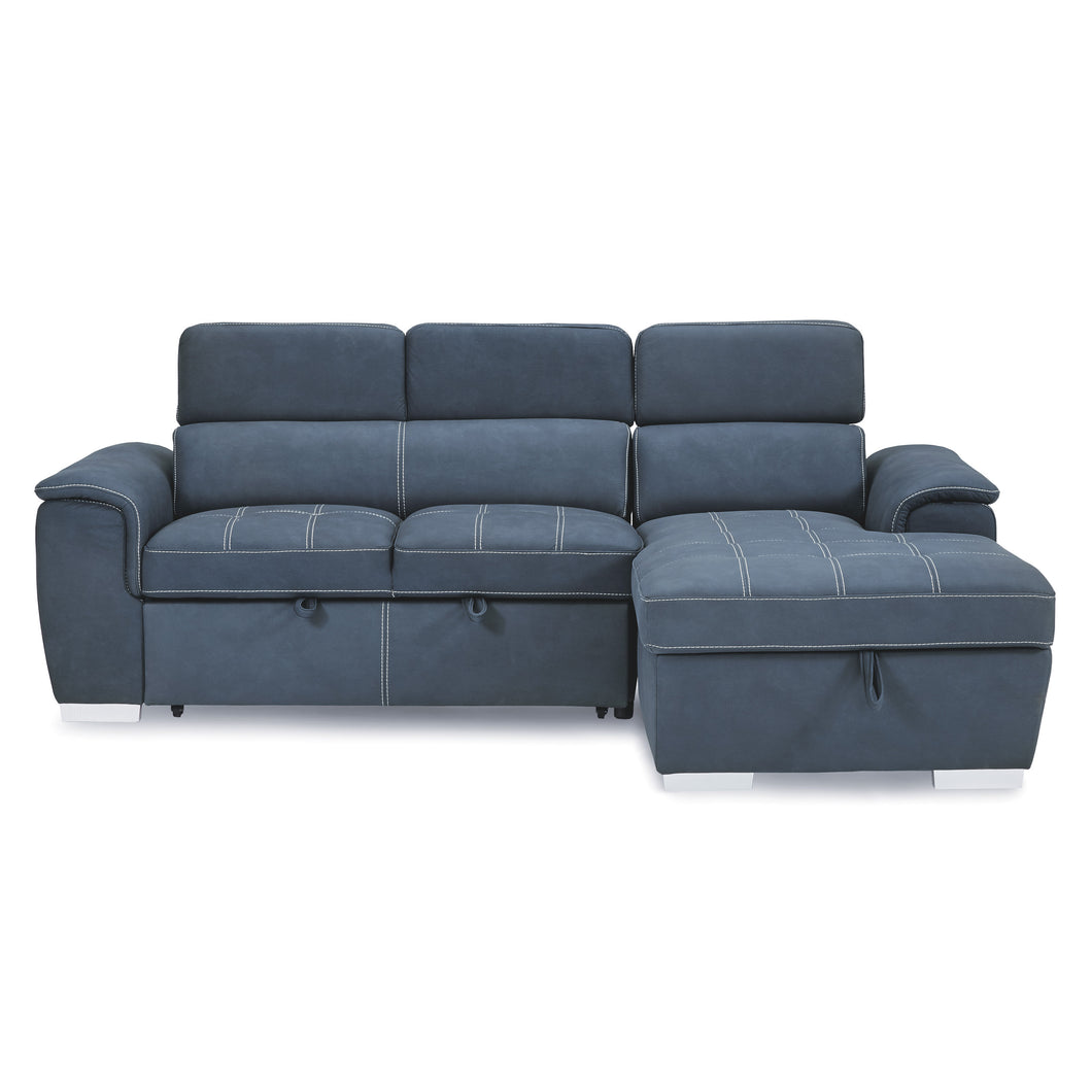 8228BU* 2-Piece Sectional with Pull-out Bed and Hidden Storage