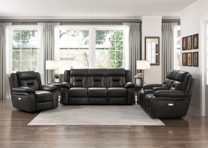 8229NDG-2PW Power Double Reclining Love Seat with Center Console