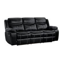 8230BLK-3 Double Reclining Sofa