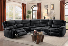 8230BLK*SC 3-Piece Sectional with Right Console