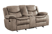 8230FBR-2 Double Glider Reclining Love Seat with Center Console