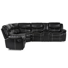 8230BLK*SC 3-Piece Sectional with Right Console