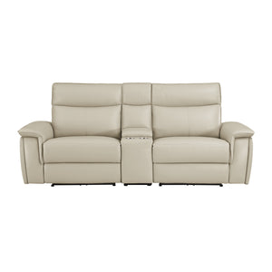 8259RFTP-2CNPWH* Power Double Reclining Love Seat with Center Console and Power Headrests