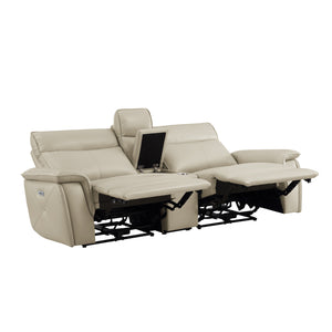 8259RFTP-2CNPWH* Power Double Reclining Love Seat with Center Console and Power Headrests