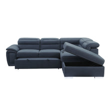 8277NBU* 3-Piece Sectional with Pull-out Bed and Storage Ottoman