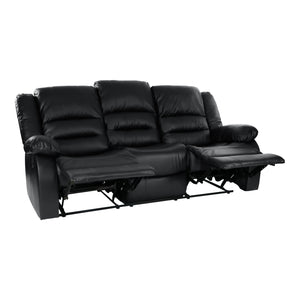 8329BLK-3 Double Reclining Sofa