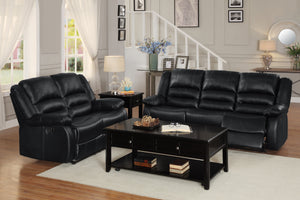 8329BLK-2 Double Reclining Love Seat
