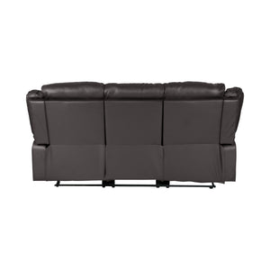8329BRW-3 Double Reclining Sofa