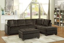8367CH*3 3-Piece Reversible Sectional with Ottoman