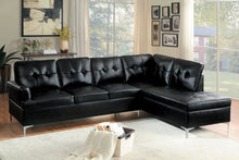 8378BLK* 2-Piece Sectional with Right Chaise