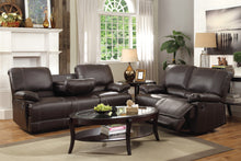 8403-3 Double Reclining Sofa with Center Drop-Down Cup Holders
