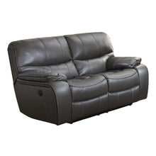 8480GRY-2PW Power Double Reclining Love Seat