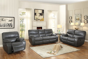 8480GRY-2PW Power Double Reclining Love Seat