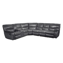 8480GRY*4SC 4-Piece Modular Reclining Sectional with Left Console