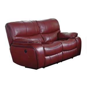 8480RED-2PW Power Double Reclining Love Seat