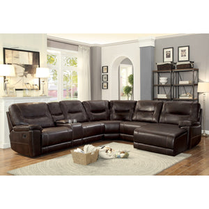 8490*6LRRC 6-Piece Modular Reclining Sectional with Right Chaise