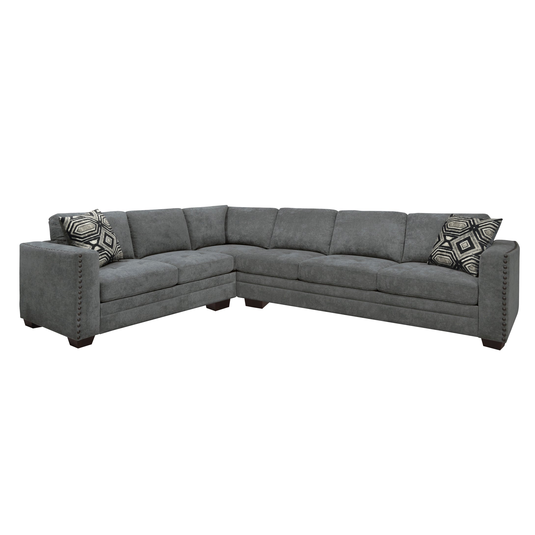 9212GRY*23L3R 2-Piece Sectional