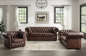 9335BRW-2 Love Seat