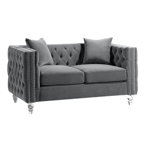 9349GRY-2 Love Seat