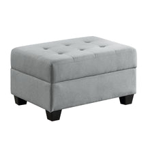 9367GY*3OT 3-Piece Reversible Sectional with Ottoman