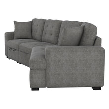 9401GRY*22LRU 2-Piece Sectional with Pull-out Ottoman