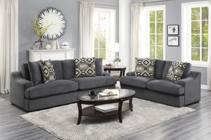 9404DG-2 Love Seat with 2 Pillows