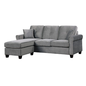 9411GY-3SC Reversible Sofa Chaise