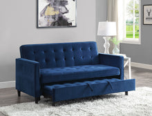9427NV-3CL Convertible Studio Sofa with Pull-out Bed