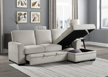 9468BE*2RC2L 2-Piece Sectional with Pull-out Bed and Right Chaise with Hidden Storage
