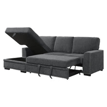 9468CC*2LC2R 2-Piece Sectional with Pull-out Bed and Left Chaise with Hidden Storage
