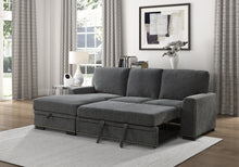 9468CC*2LC2R 2-Piece Sectional with Pull-out Bed and Left Chaise with Hidden Storage