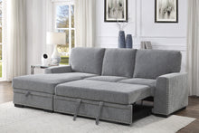 9468DG*2LC2R 2-Piece Sectional with Pull-out Bed and Left Chaise with Hidden Storage